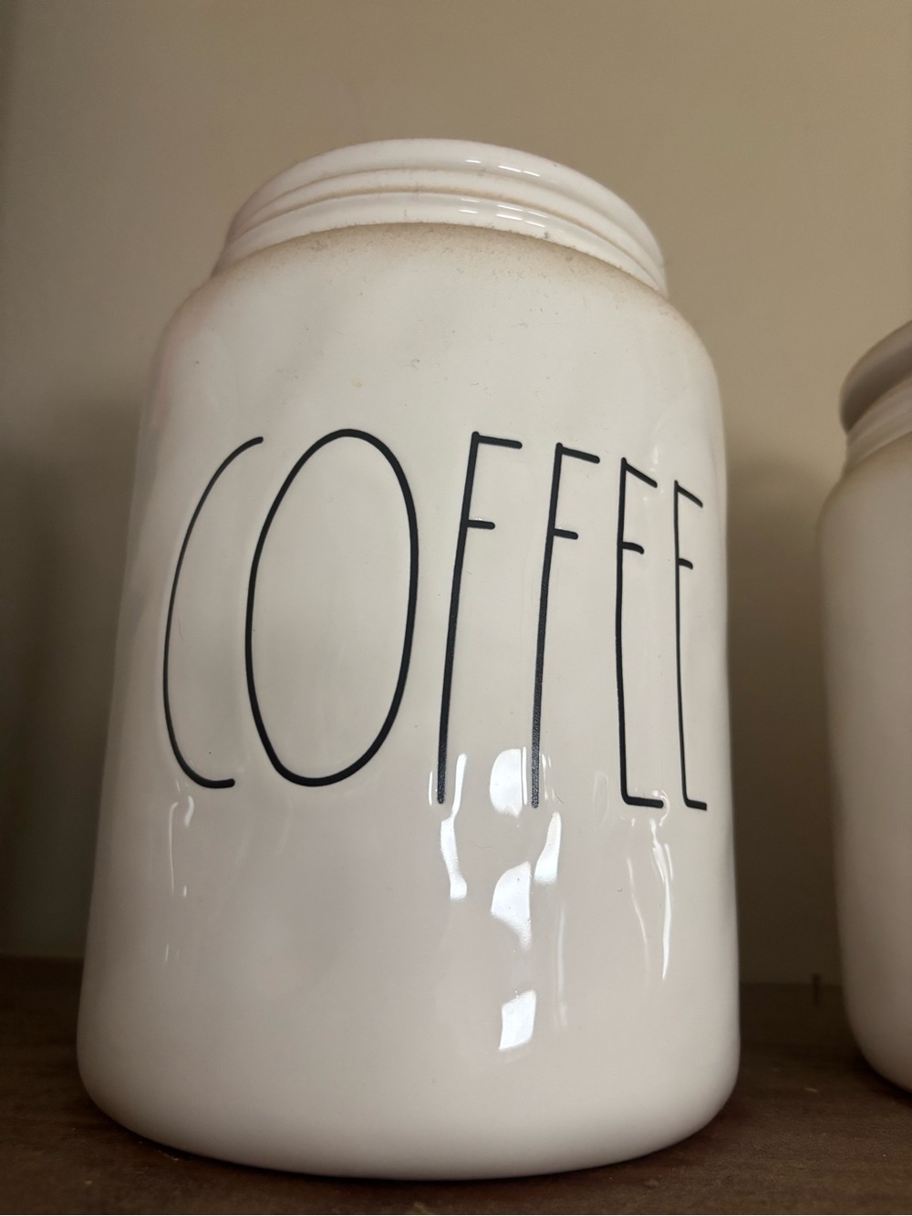 RAE Dunn Coffee Canister Ceramic Storage Jar